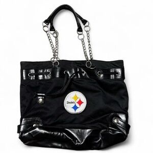 Pittsburgh Steelers | MVF Mesh & Patent Tote by Littleearth